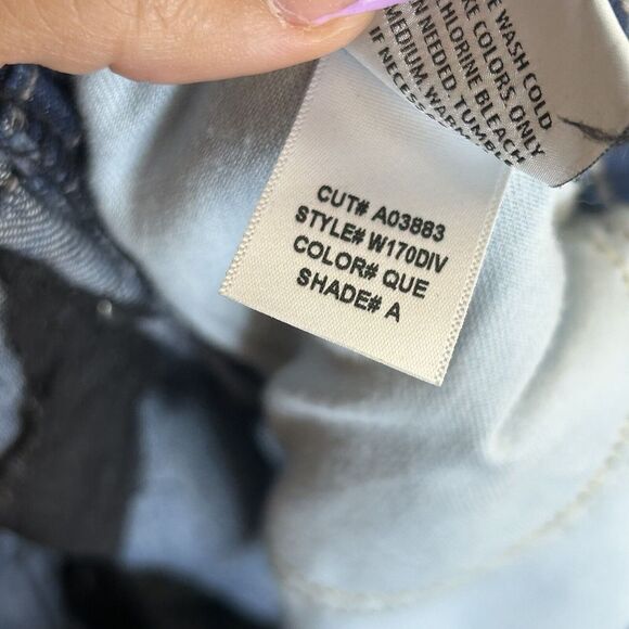 Hudson Signature Mid-Rise Boot Cut Jeans Size 30 Dark Wash Flap Pocket USA Woman - Picture 10 of 10